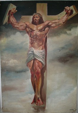 Boris Vallejo's Steroid Jesus